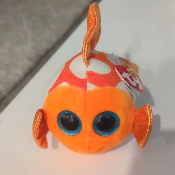 Ty Beanie Boos Collection Sami, Orange White